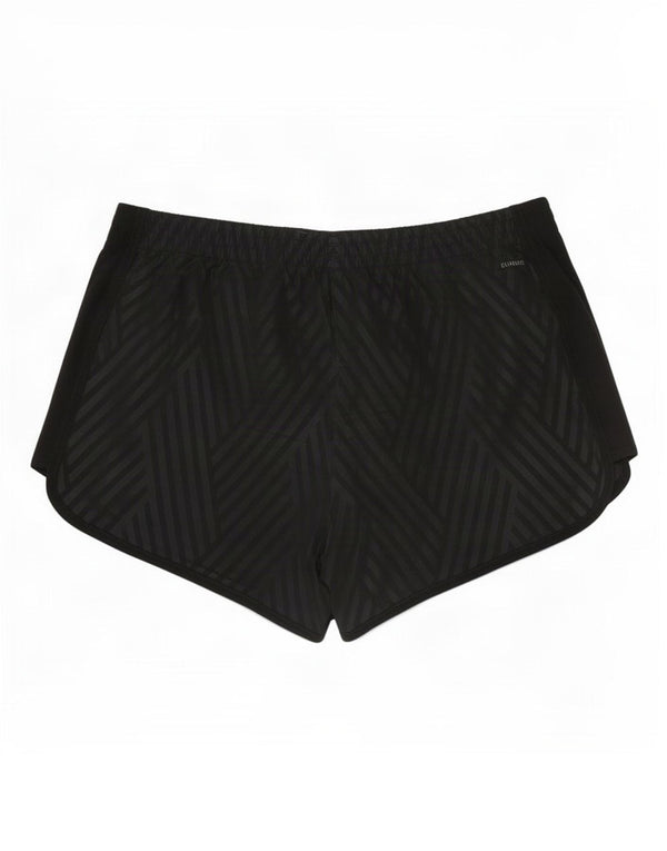 Pantaloncini sportivi Adidas Climalite da donna UK 16/18 Grandi strisce nere