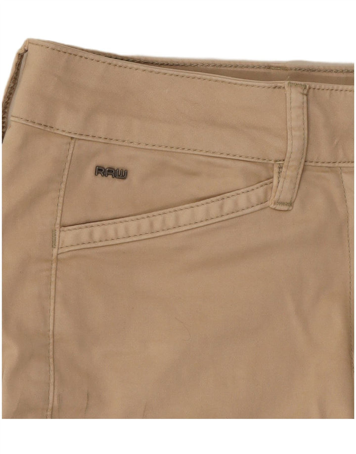 G-STAR Womens Slim Cargo Trousers W26 L30 Beige