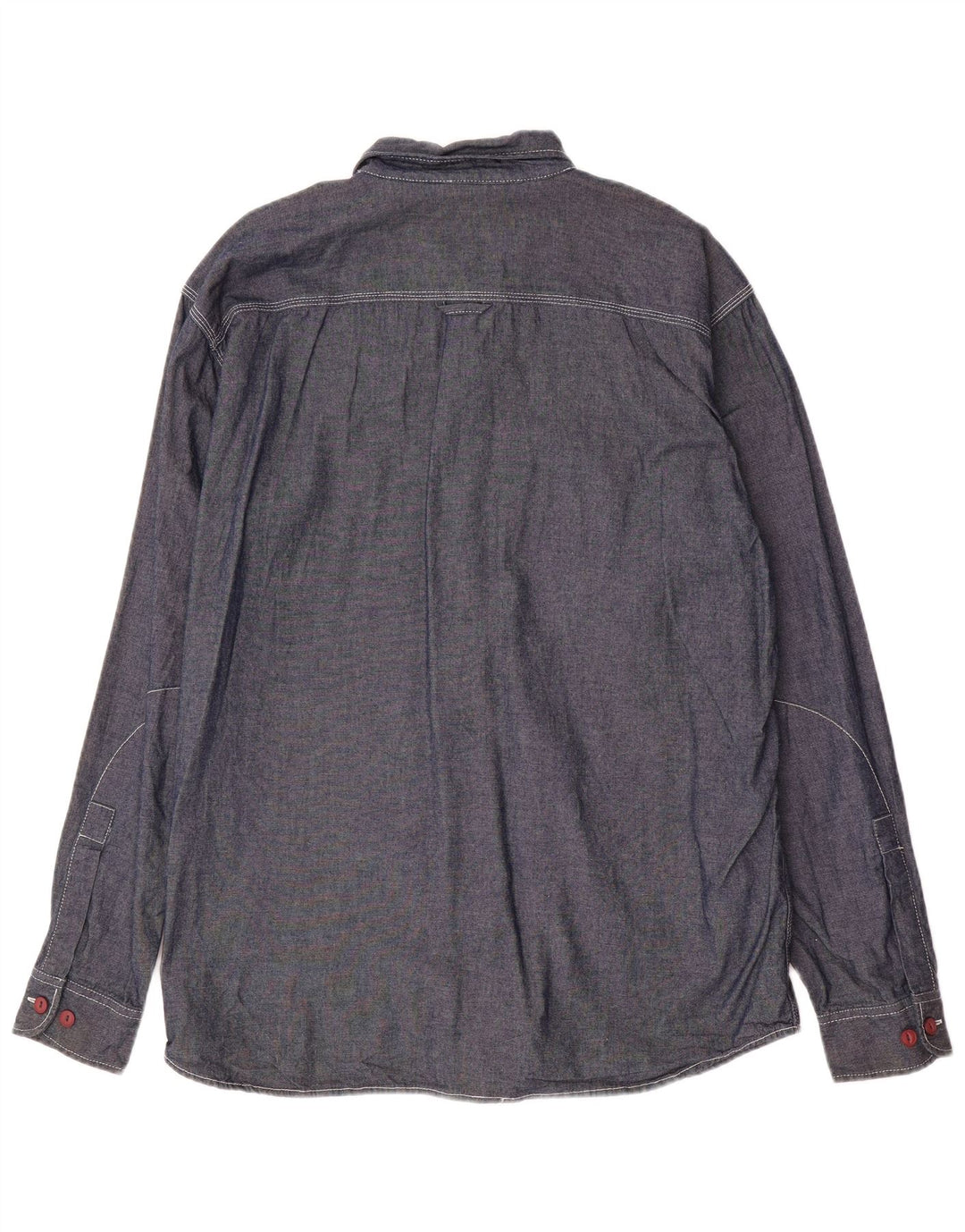 Camicia da uomo LEE XL in cotone blu navy
