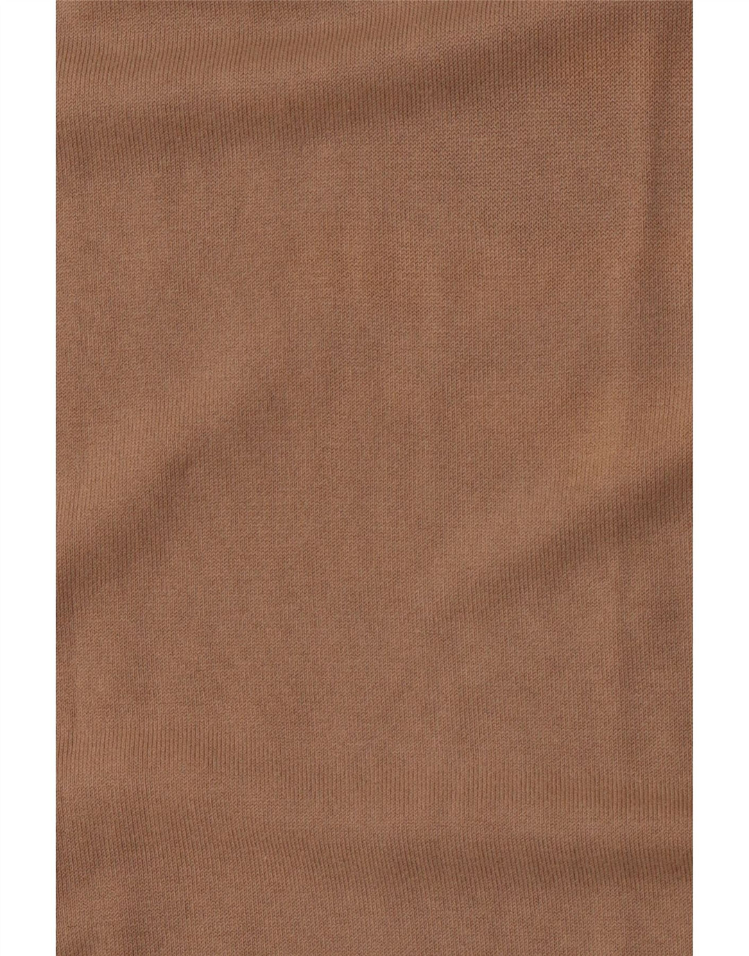 BENETTON Maglione girocollo da donna slim fit girocollo UK 14 grande cotone beige