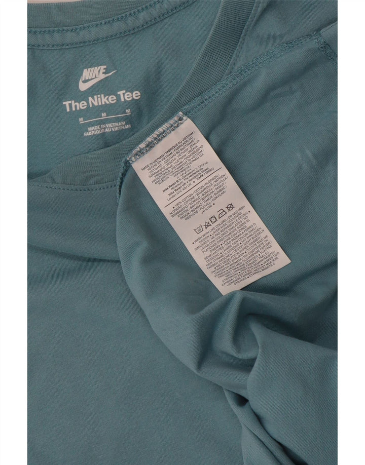 T-shirt da uomo Nike Top in cotone blu medio