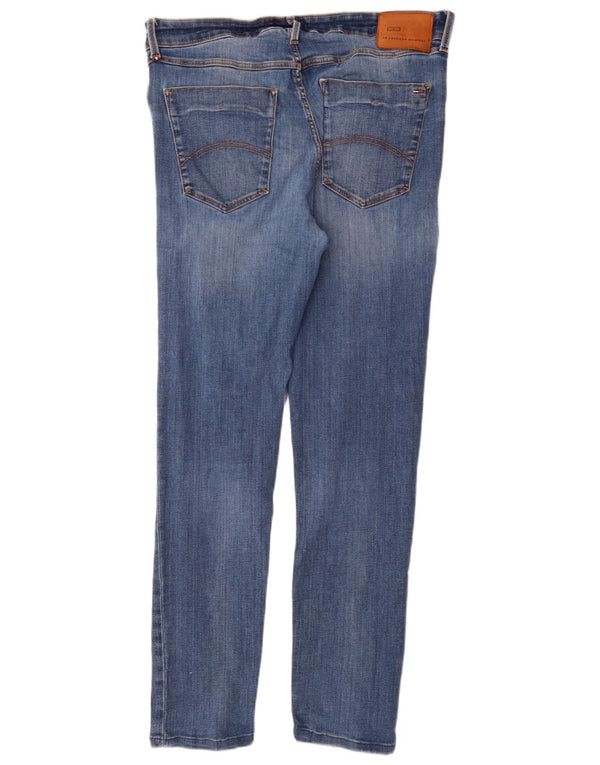 Jeans skinny da uomo Tommy Hilfiger W34 L31 cotone blu