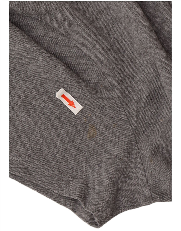 Polo da rugby da uomo Lyle & Scott grande in cotone grigio