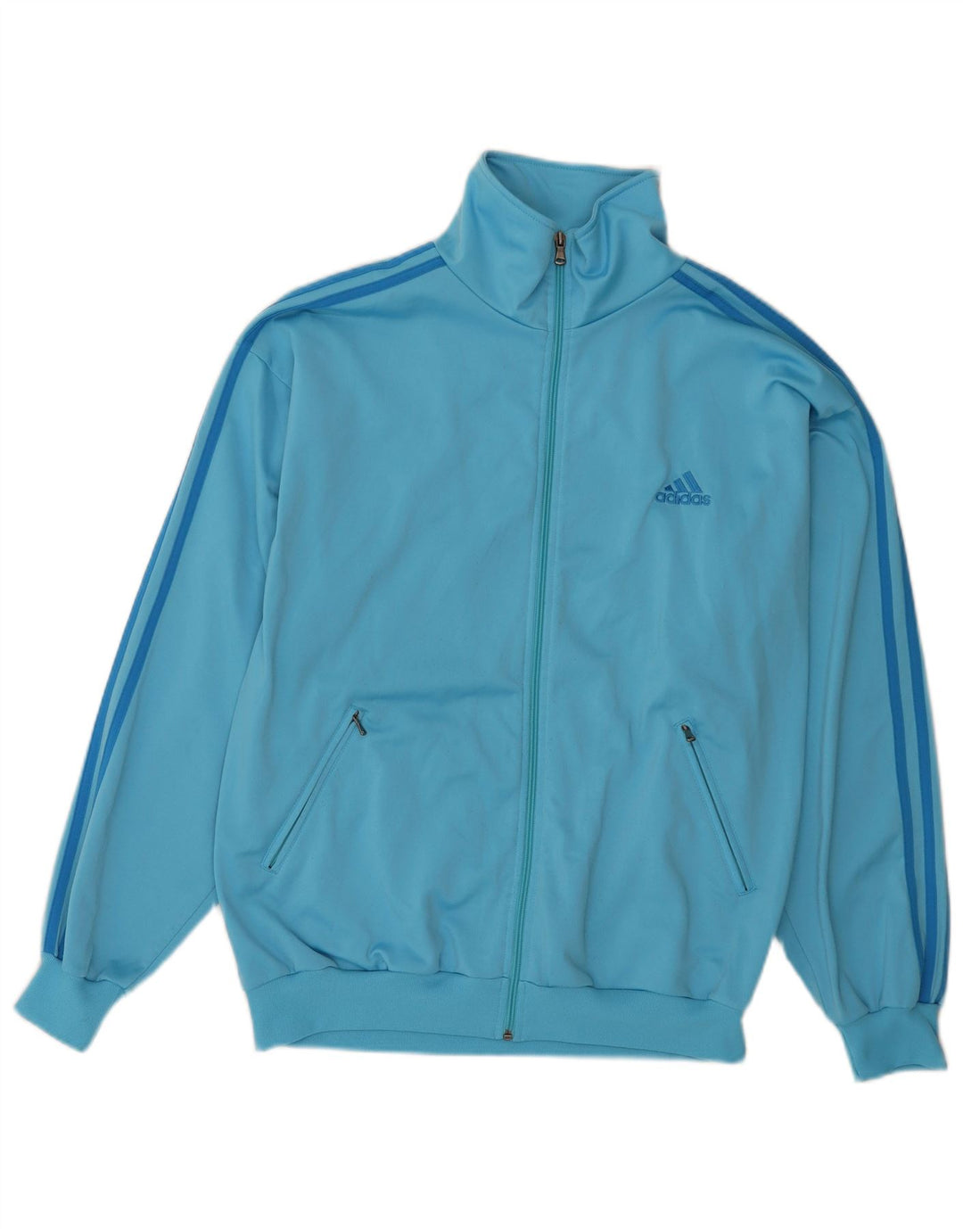 Giacca da tuta da uomo ADIDAS UK 40/42 Poliestere blu medio