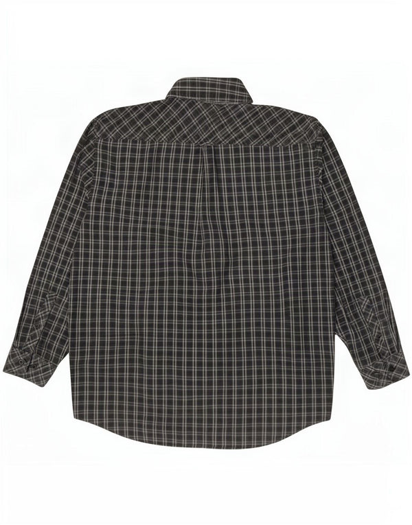 Camicia da uomo Ben Sherman 2XL in cotone a quadri grigi