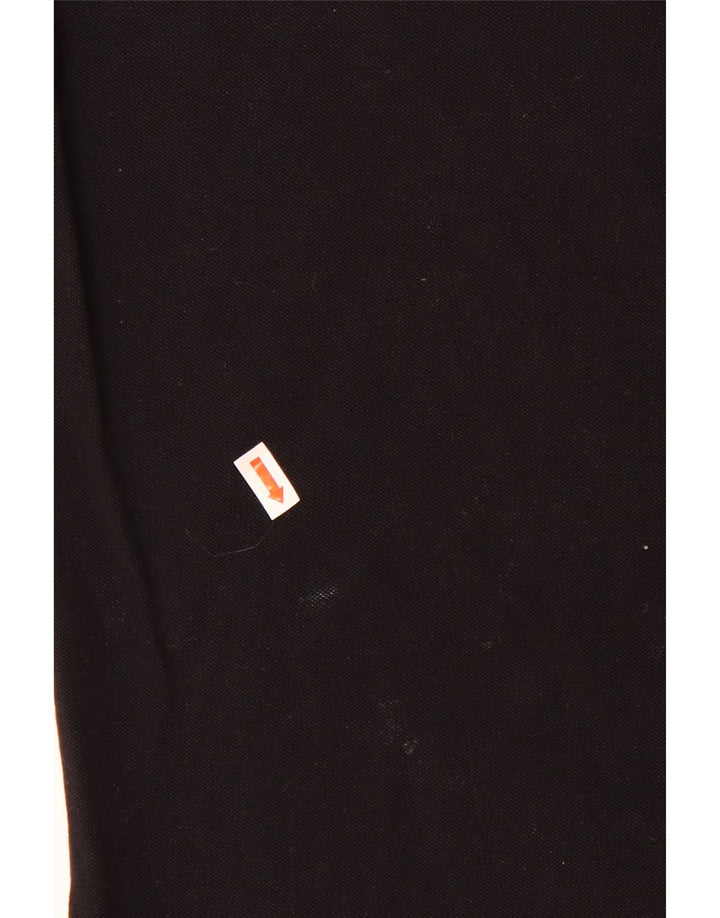 Polo Hugo Boss da uomo vestibilità regolare XL in cotone nero