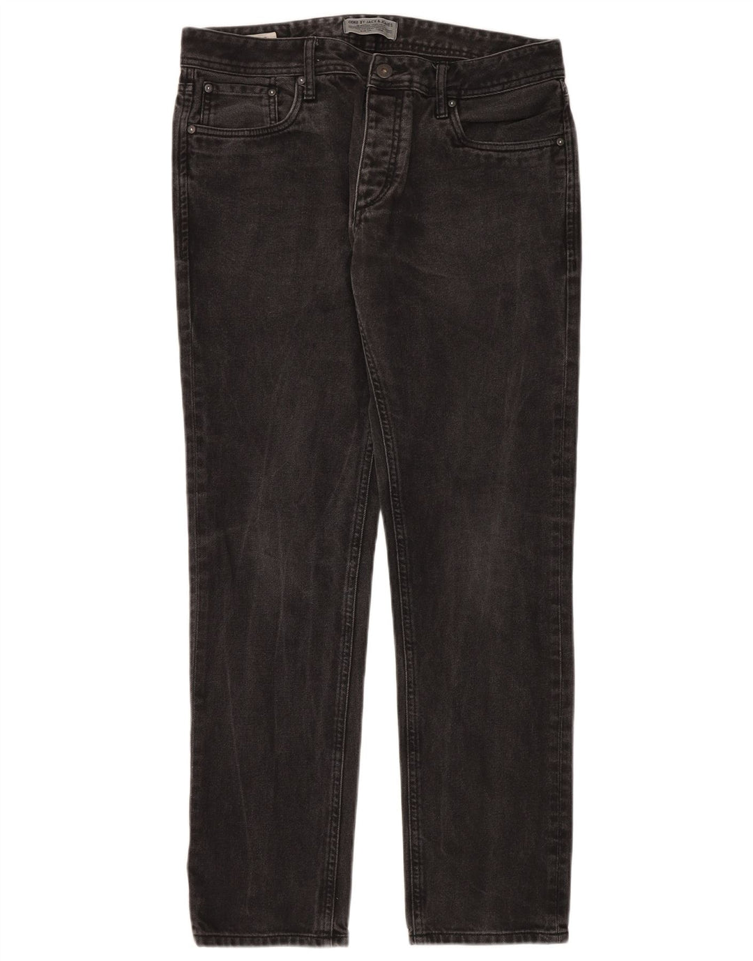 JACK & JONES Jeans slim da uomo W34 L32 cotone nero