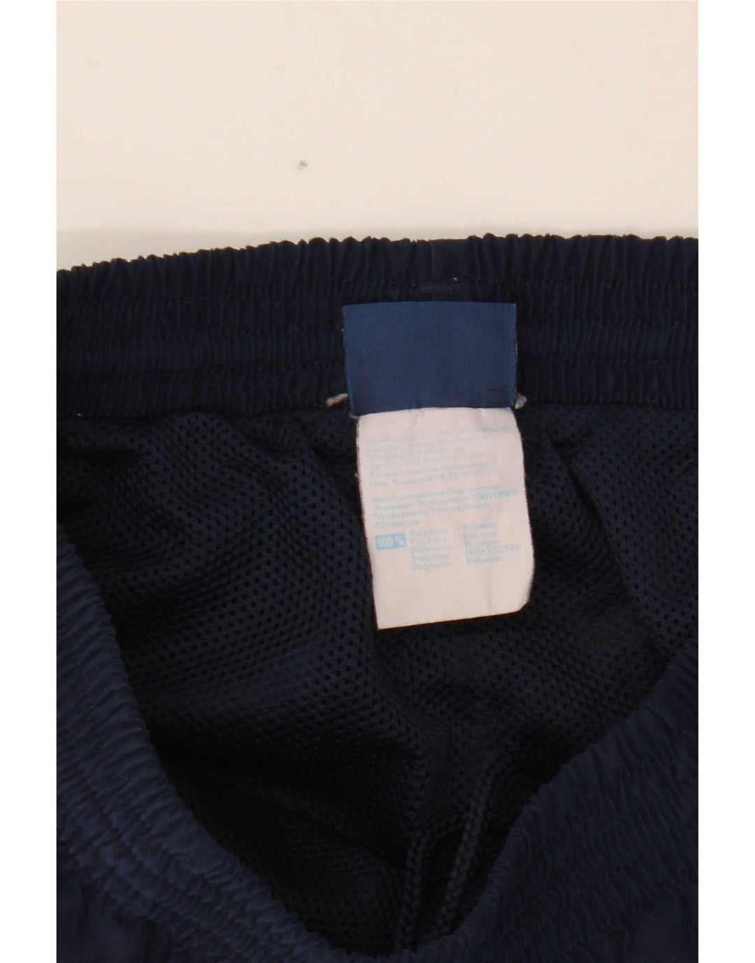Pantaloni da tuta cargo da uomo Champion piccoli in poliestere blu navy