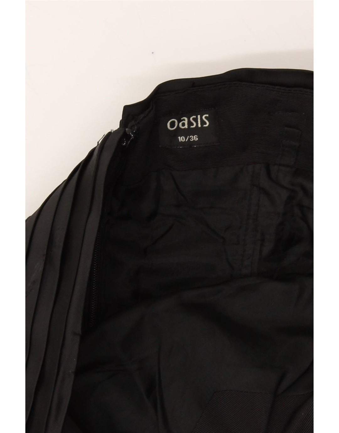 OASIS Womens Strapless Dress UK 10 Small Black Cotton Vintage Oasis and Second-Hand Oasis from Messina Hembry 