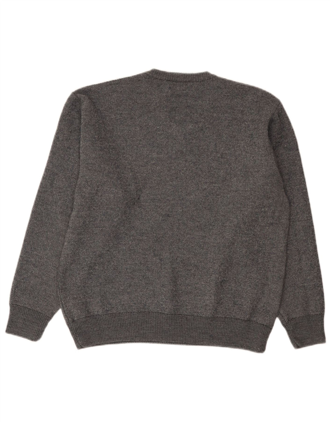 Maglione maglione con scollo a V da donna Marks & Spencer UK 16 grande grigio screziato