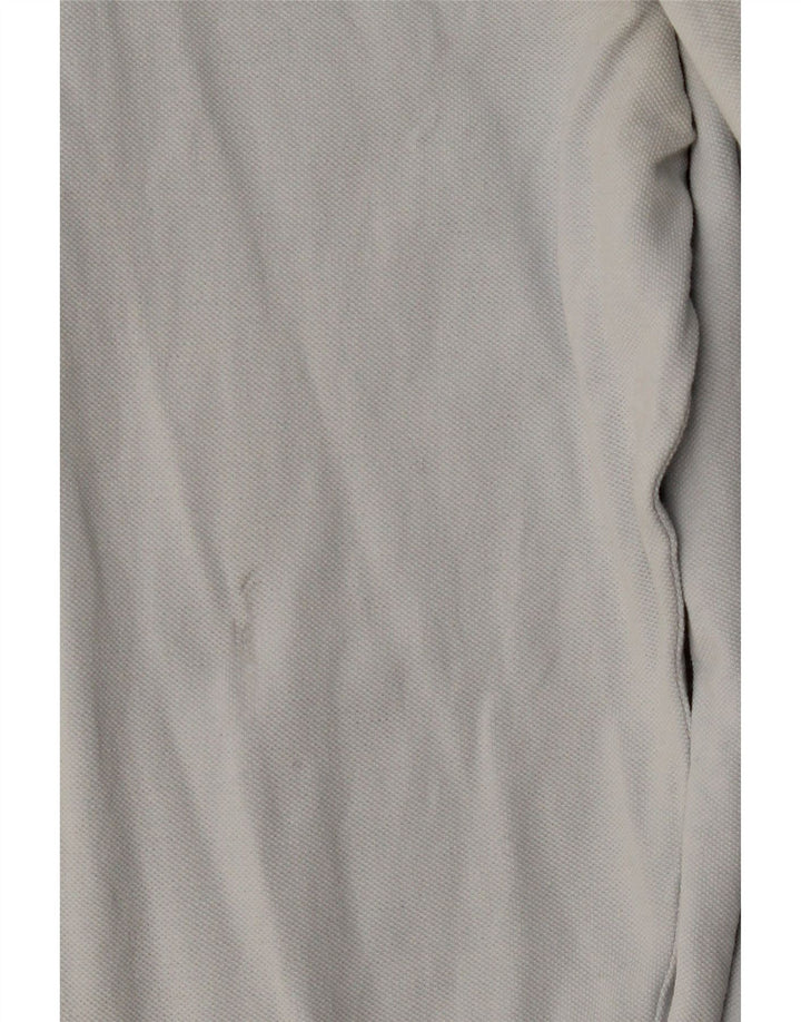 Polo KAPPA da uomo a maniche lunghe in cotone blu medio