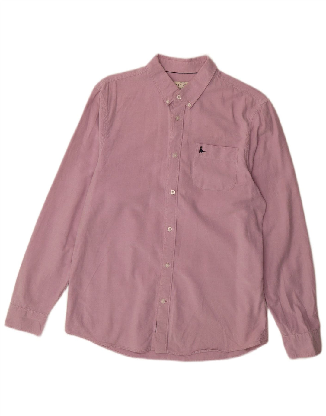 Camicia da uomo Classic Fit Jack Wills in cotone rosa medio