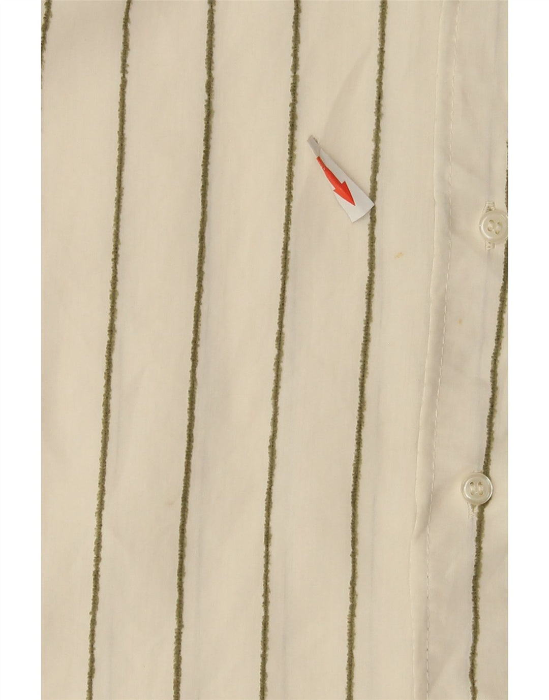Camicia oversize da donna ZARA UK 10 Small White Striped Modal