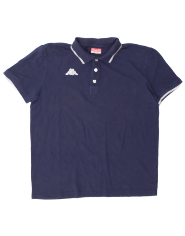 Polo Kappa Uomo 2XL Cotone Blu Navy