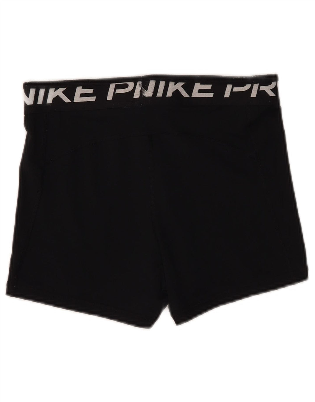 Pantaloncini sportivi Nike Dri Fit Graphic da donna UK 12 Medium Nero Poliestere