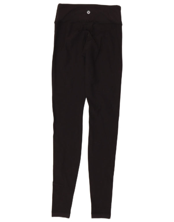 Leggings da donna Lululemon US 2 XS sintetici neri