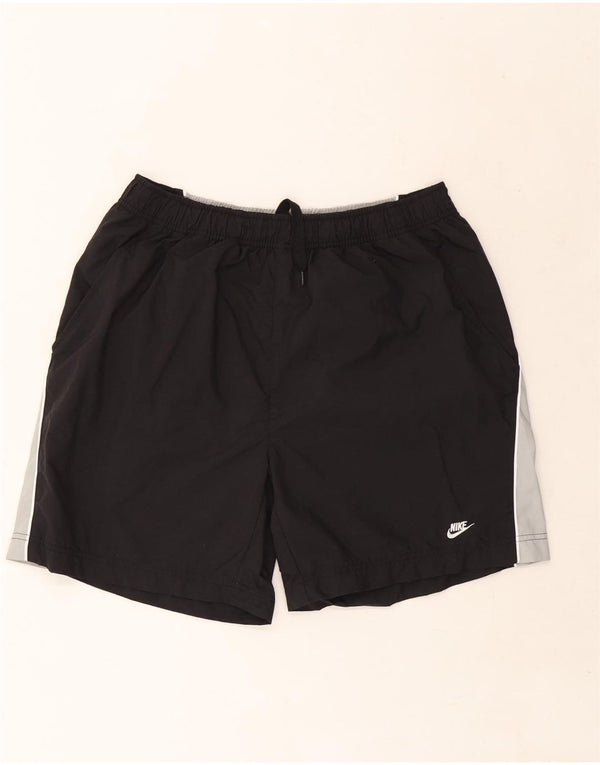 Pantaloncini sportivi Nike da uomo XL neri in poliestere color block