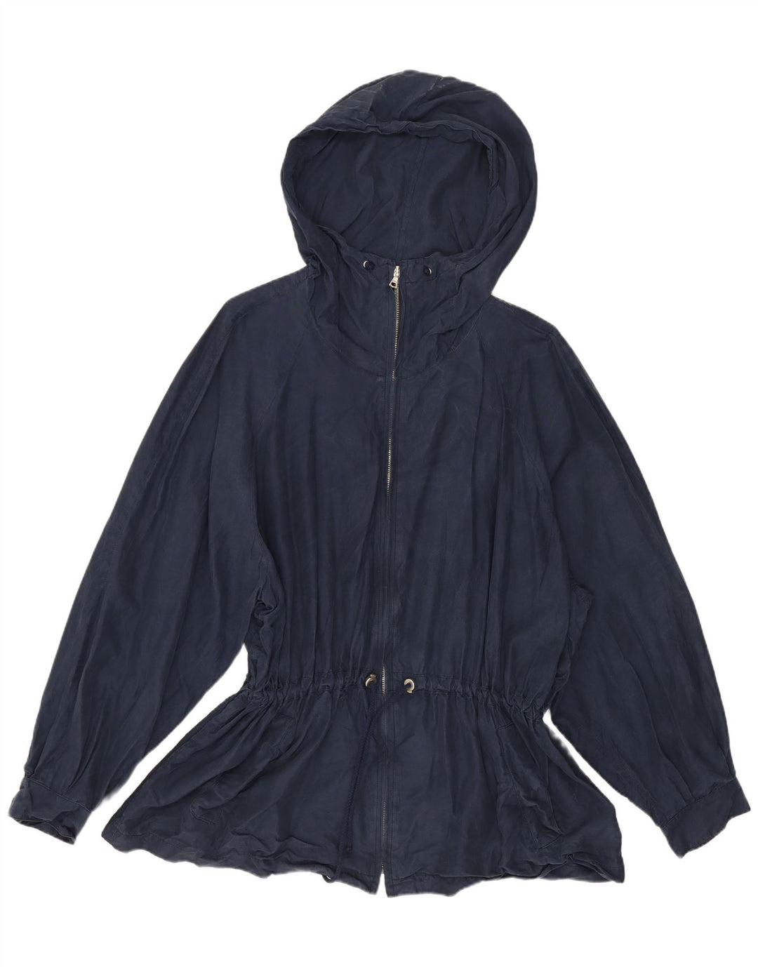 Giacca utility da donna con cappuccio Belfe IT 44 Medium Navy Blue Silk