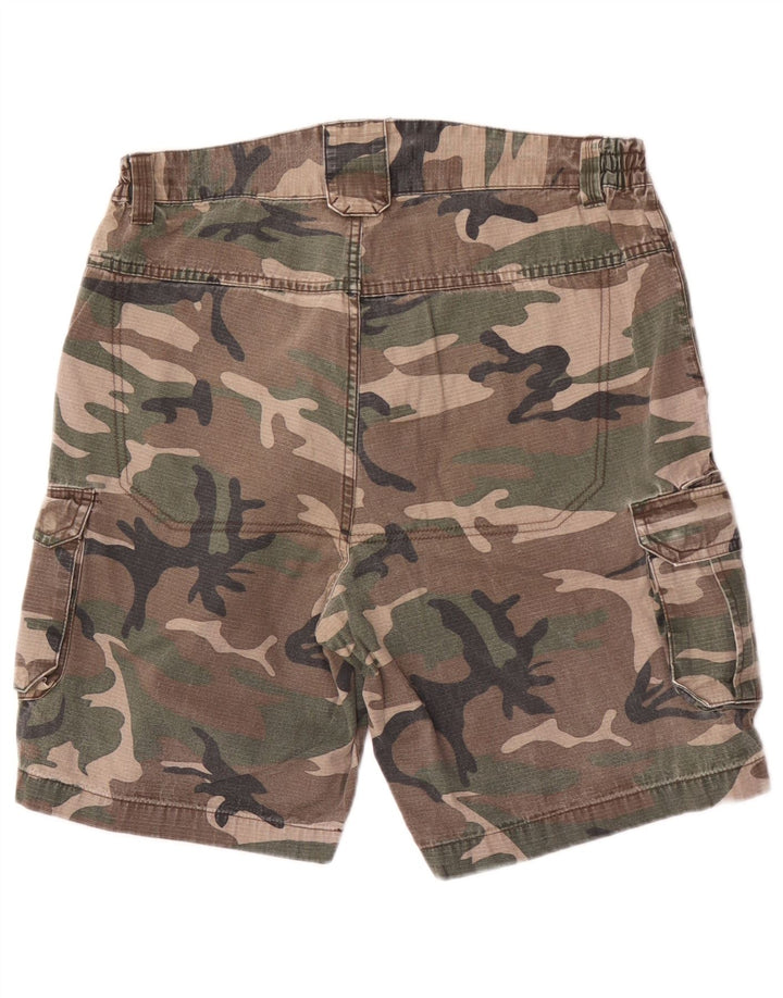 Pantaloncini cargo da uomo Solognac medi W34 in cotone mimetico multicolore