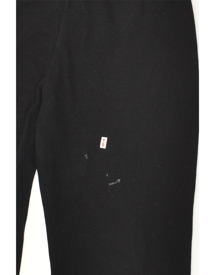 CHAMPION Womens Tracksuit Trousers UK 14 Large Black Cotton | Vintage Champion | Thrift | Second-Hand Champion | Used Clothing | Messina Hembry 