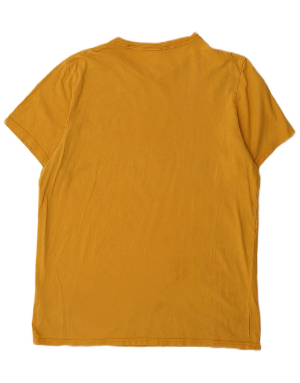 T-shirt da uomo dalla vestibilità classica Jack Wills Top in cotone giallo medio