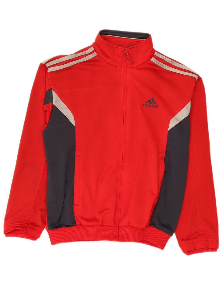 Giacca da ginnastica grafica da ragazzo Adidas 11-12 anni Colore rosso