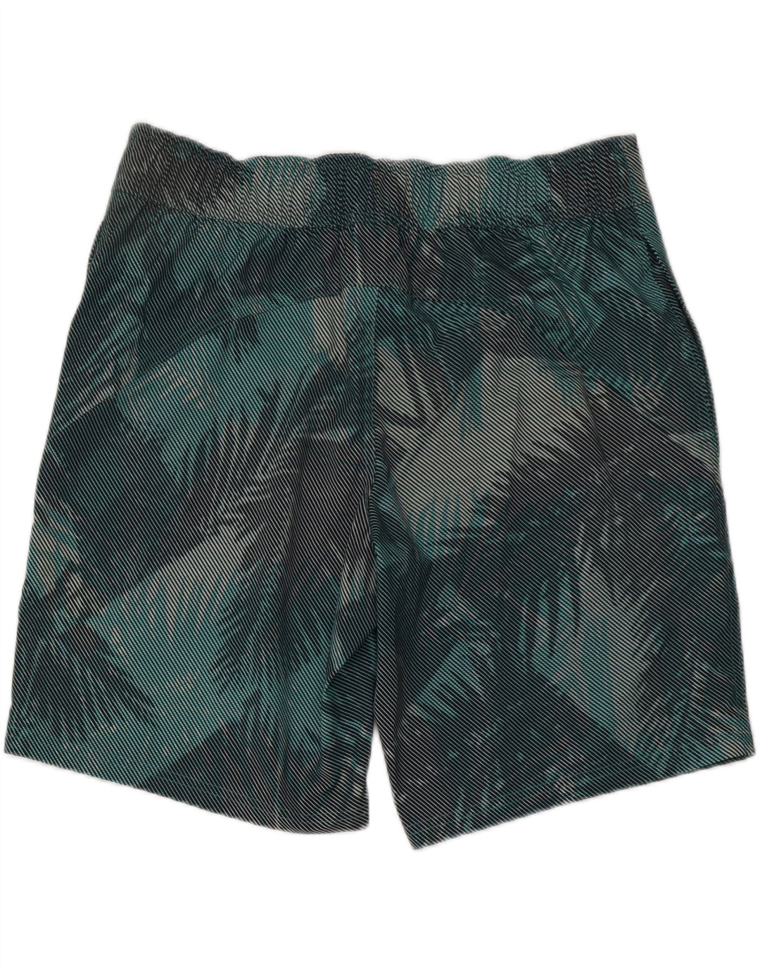 PUMA Mens Swimming Shorts Medium Green Striped Polyester Vintage Puma and Second-Hand Puma from Messina Hembry 