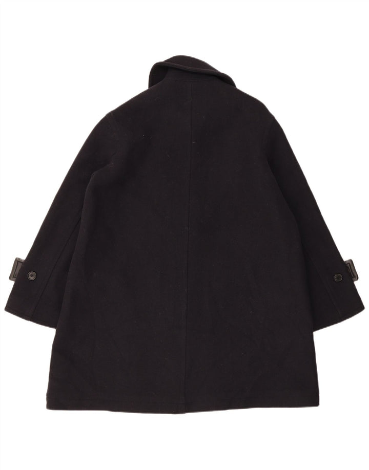 Soprabito oversize da donna Zara UK 10 piccolo in lana blu navy