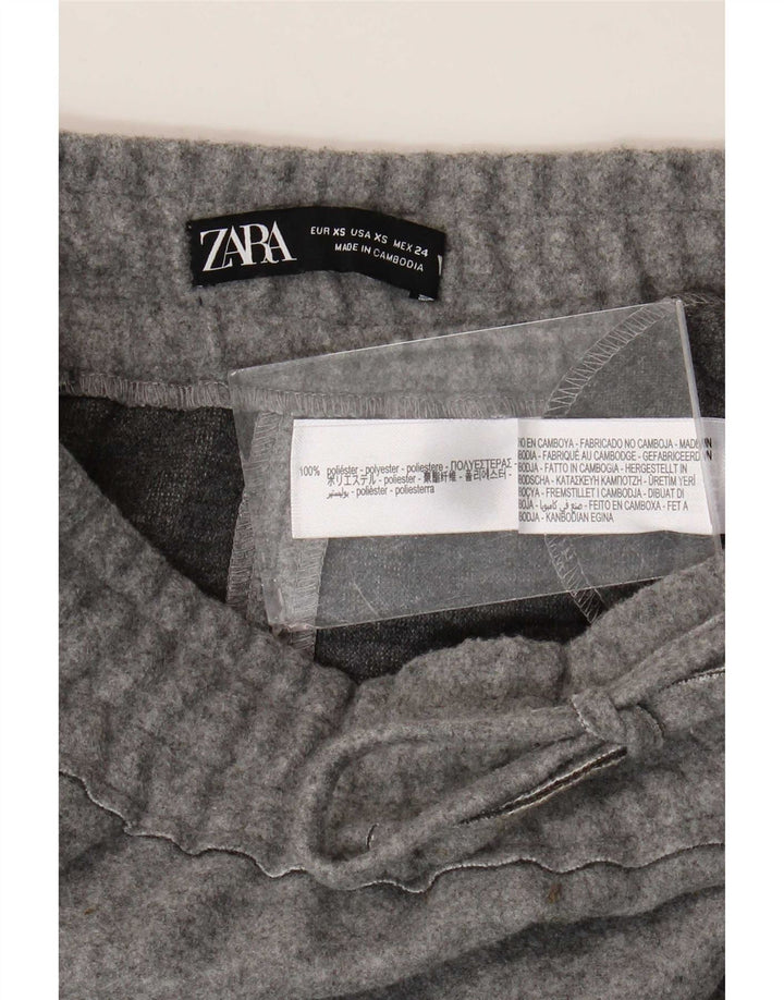 Gonna longuette Zara da donna XS W24 poliestere grigio