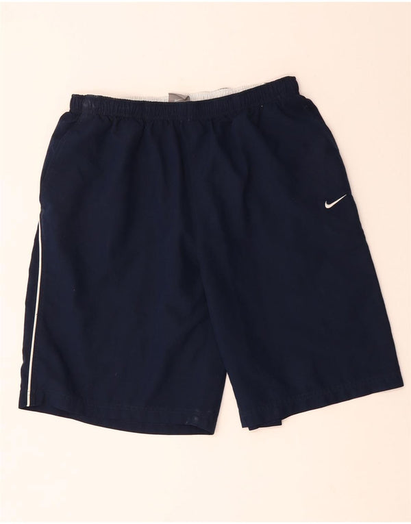 Pantaloncini sportivi da uomo NIKE Large blu navy in poliestere