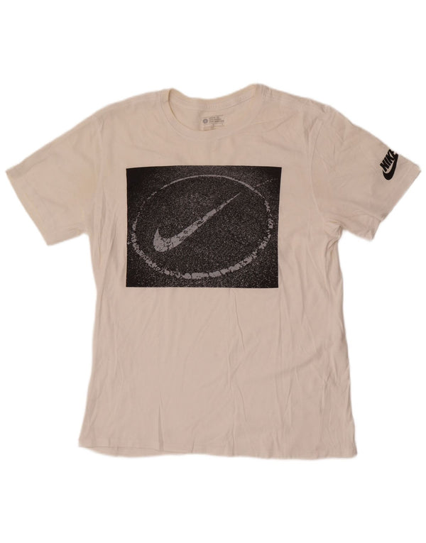 Nike Womens Athletic Cut Graphic T-Shirt Top UK 16 Large White