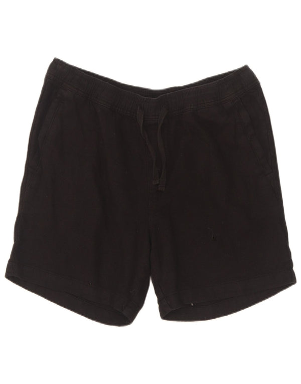 Pantaloncini sportivi da uomo Zara medi in cotone nero