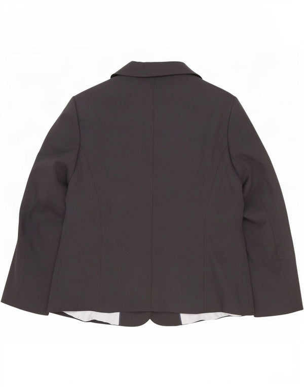 Giacca blazer a 2 bottoni da donna Sasha UK 20 2XL poliestere grigio
