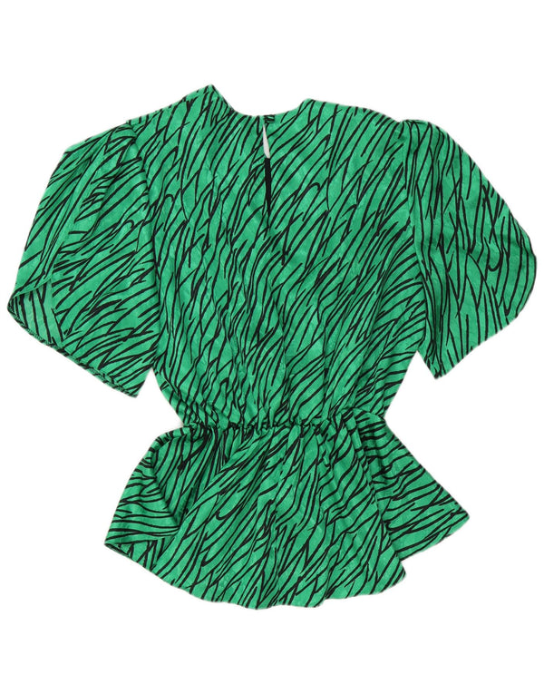 Top camicetta da donna C&A EU 46 XL a righe verdi