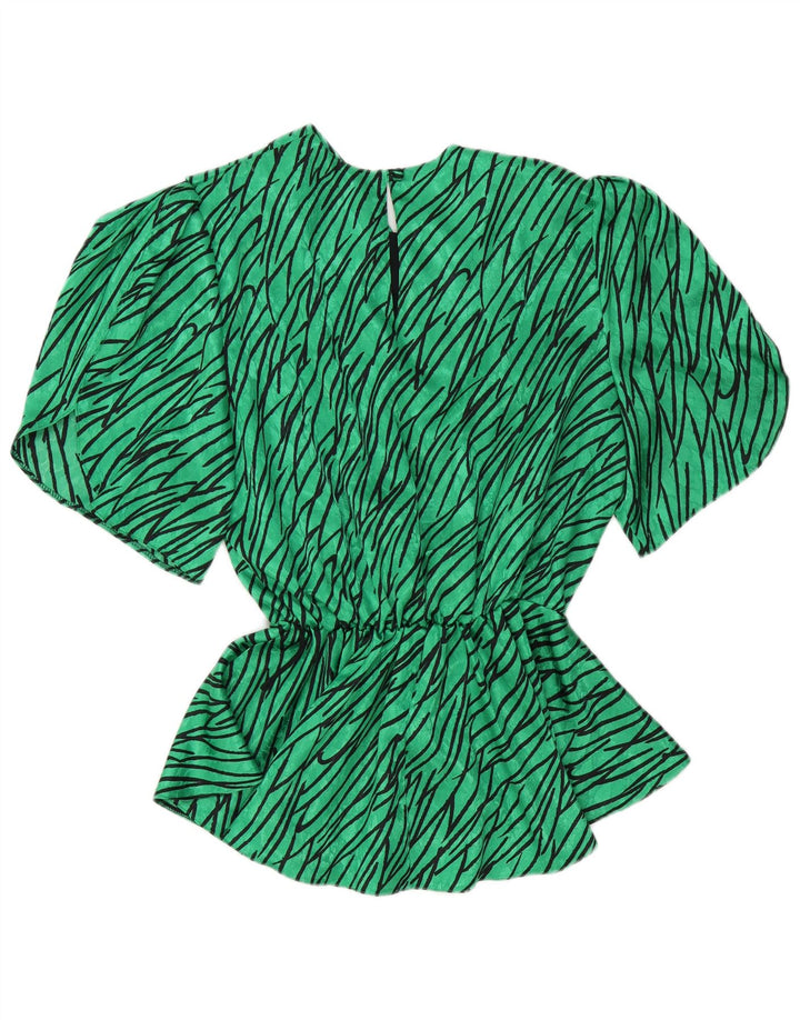 Top camicetta da donna C&A EU 46 XL a righe verdi
