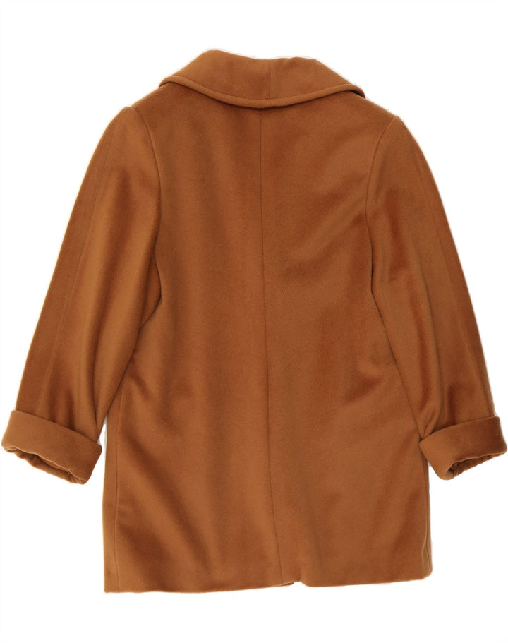 VINTAGE Womens Overcoat UK 10 Small Brown Vintage Vintage and Second-Hand Vintage from Messina Hembry 