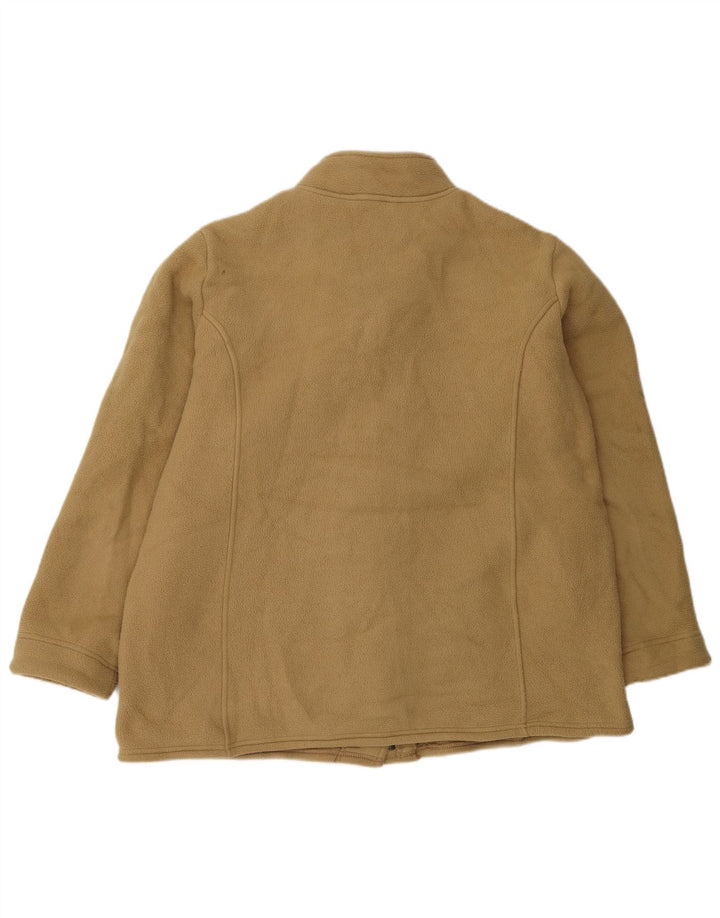 Giacca in pile da donna Marks & Spencer UK 20 2XL Poliestere marrone