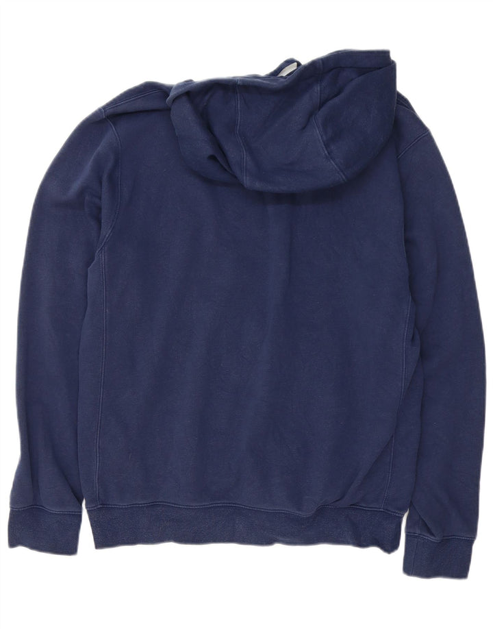 Felpa con cappuccio da uomo Nike Small in cotone blu navy