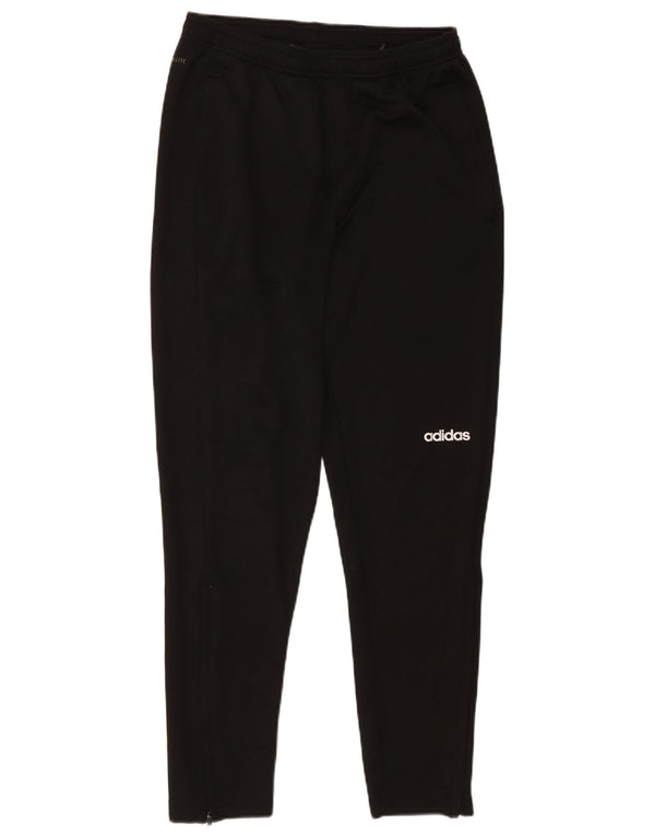 Pantaloni da tuta Adidas Climalite da uomo UK 40/42 Medium Nero Poliestere