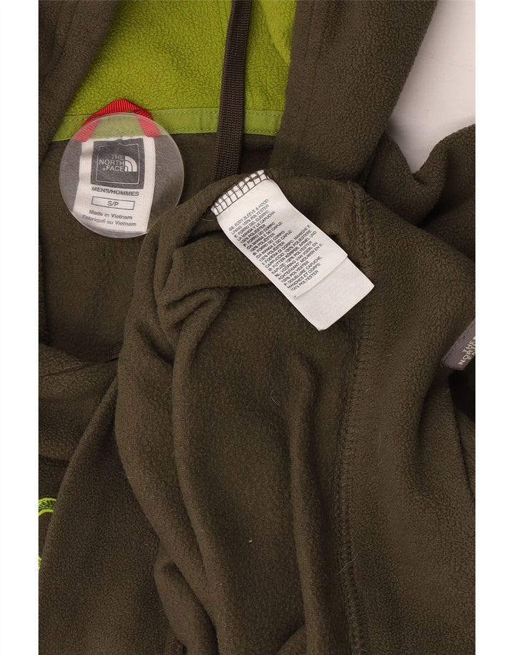 THE NORTH FACE Maglione in pile con cappuccio grafico da uomo piccolo poliestere kaki