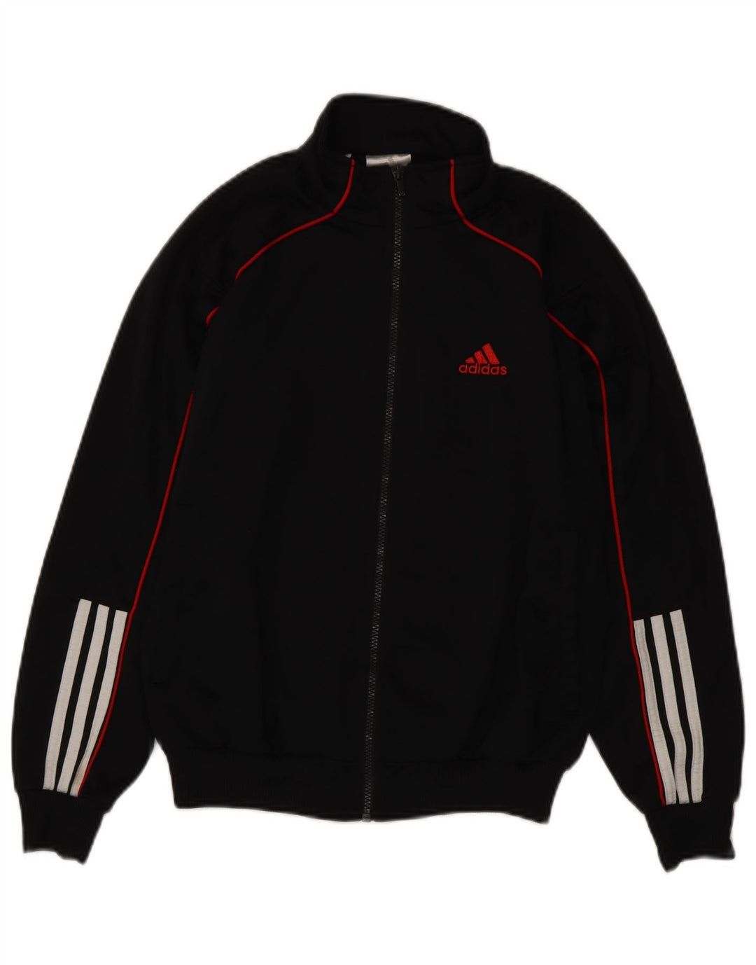Giacca top della tuta da ragazzo ADIDAS 13-14 anni in poliestere nero