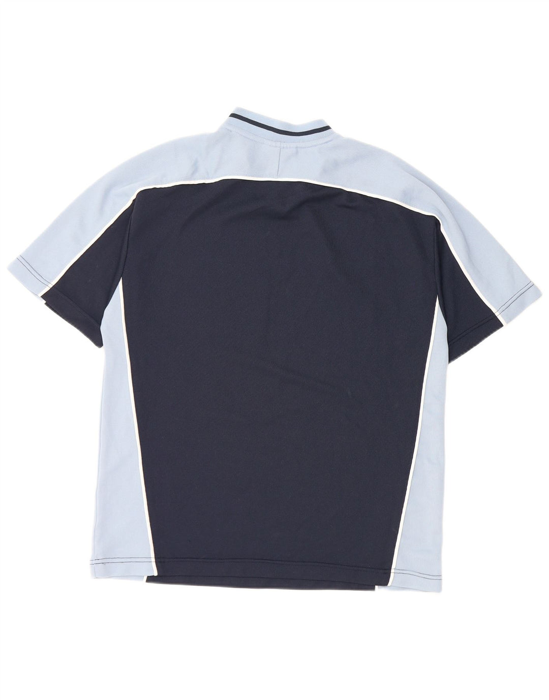 T-shirt da uomo Umbro Top medio blu navy in poliestere color block