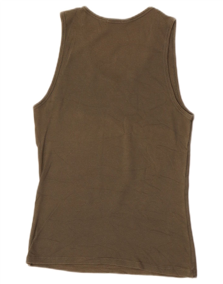 Canotta grafica da donna Benetton UK 8 Small Khaki