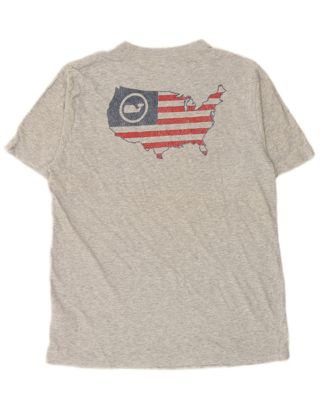 VINEYARD VINES T-shirt grafica per ragazzi 15-16 anni XL Blocco colore grigio