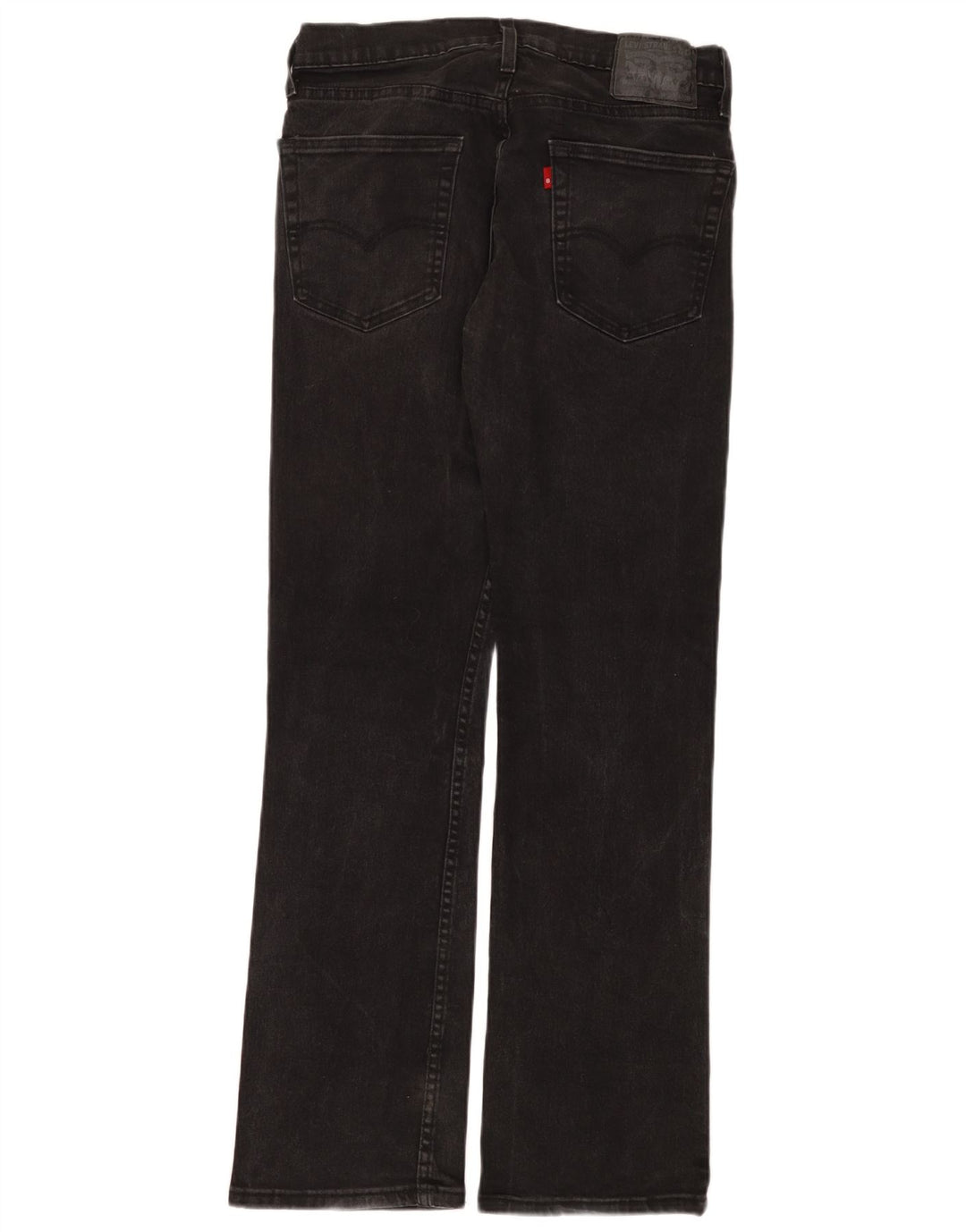 Levi's Uomo 527 Jeans Bootcut W30 L32 Cotone Nero
