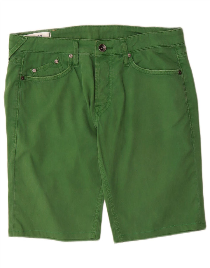 Pantaloncini casual da uomo Gas W31 cotone verde medio