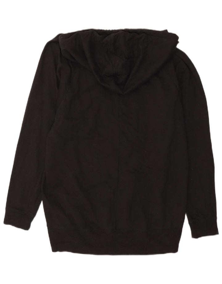 Maglione con cappuccio da donna Dkny UK 14 cotone geometrico nero medio