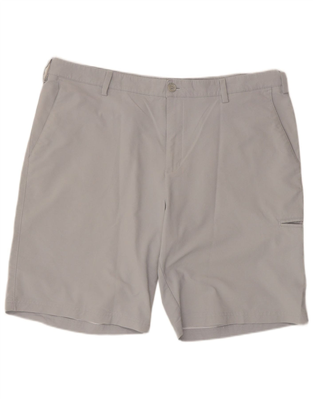 Pantaloncini cargo Adidas da uomo W38 XL in poliammide grigio