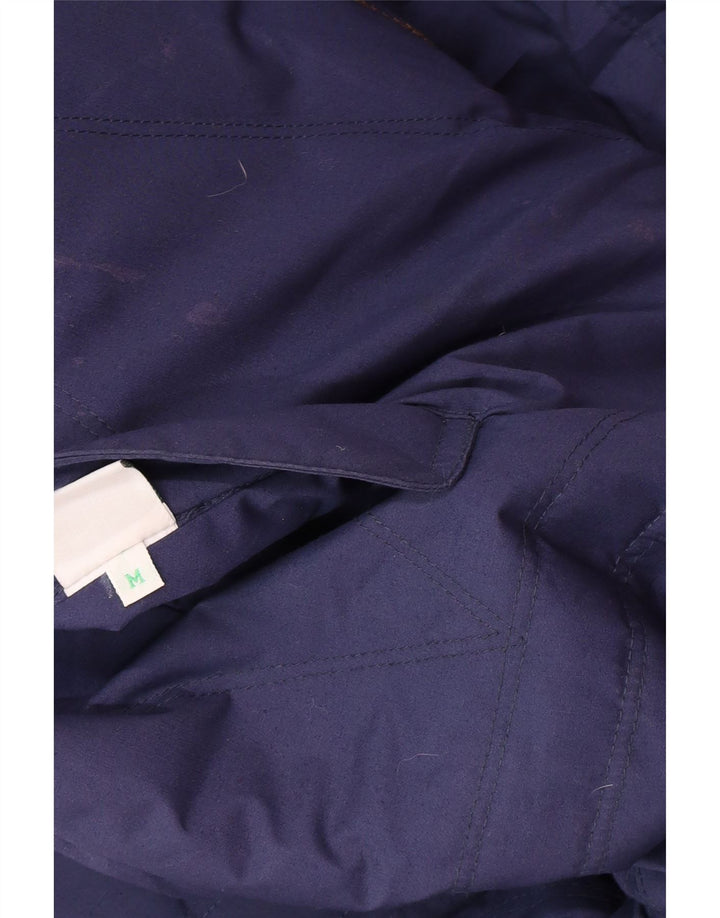 DIADORA Womens Reversible Windbreaker Jacket UK 14 Medium Navy Blue