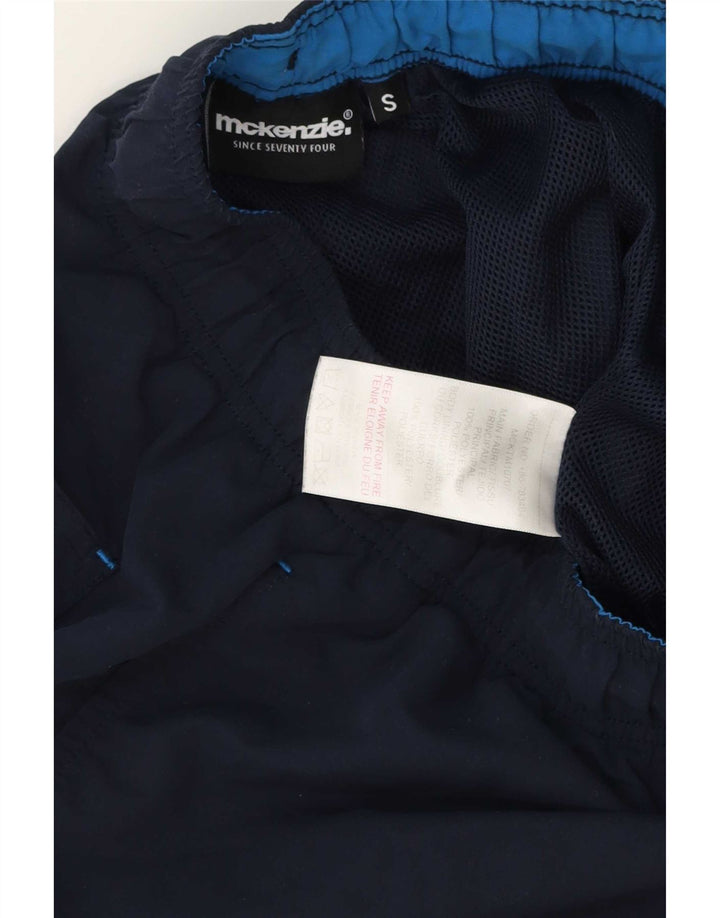 Pantaloncini da bagno grafici da uomo Mckenzie piccoli in poliestere blu navy